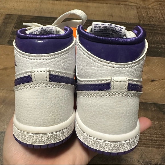 Nike Air Jordan 1 Retro High OG TD 'Court Purple' - Picture 3 of 7
